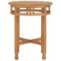 vidaXL Bistrotisch Ø60x60 cm Teak Massivholz vidaXL Bistrotisch Ø60x60 cm Teak Massivholz