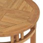vidaXL Bistrotisch Ø60x60 cm Teak Massivholz vidaXL Bistrotisch Ø60x60 cm Teak Massivholz