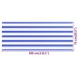vidaXL Balkon-Sichtschutz Blau und Weiß 75x300 cm HDPE vidaXL Balkon-Sichtschutz Blau und Weiß 75x300 cm HDPE