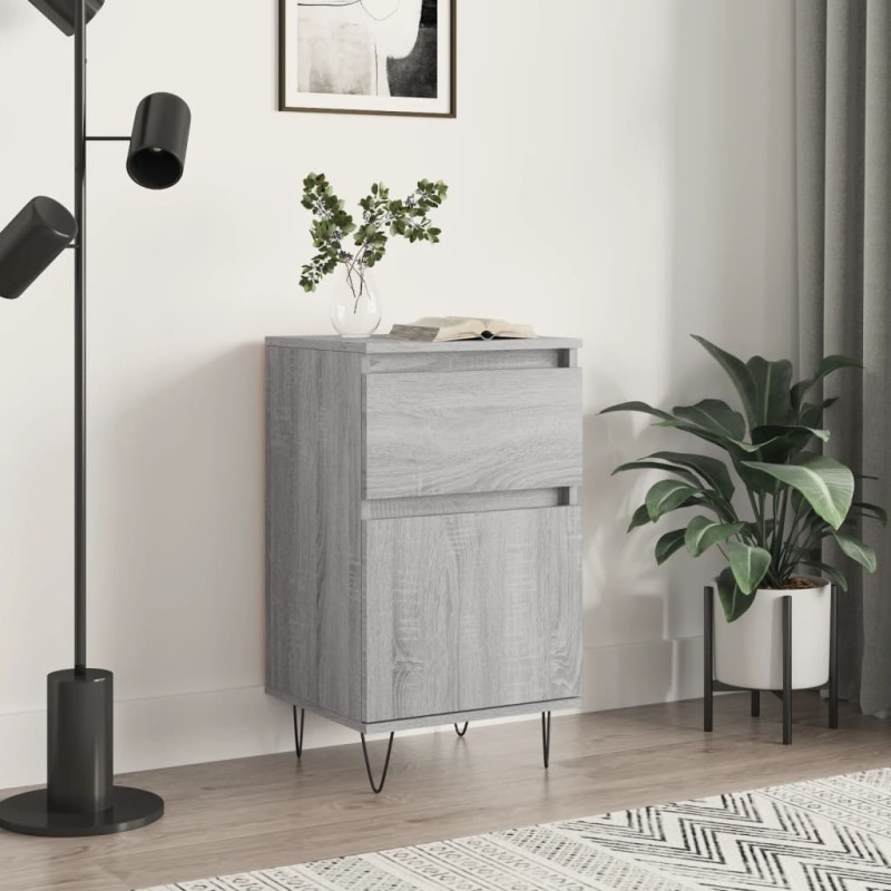 vidaXL Sideboard Grau Sonoma 40x35x70 cm Holzwerkstoff vidaXL Sideboard Grau Sonoma 40x35x70 cm Holzwerkstoff