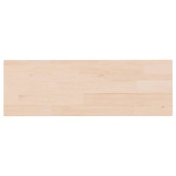 vidaXL Regalboden 60x20x1,5 cm Unbehandeltes Massivholz Eiche