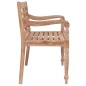 vidaXL Batavia-Bank 120 cm Teak Massivholz Getüncht vidaXL Batavia-Bank 120 cm Teak Massivholz Getüncht