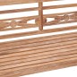 vidaXL Batavia-Bank 120 cm Teak Massivholz Getüncht vidaXL Batavia-Bank 120 cm Teak Massivholz Getüncht