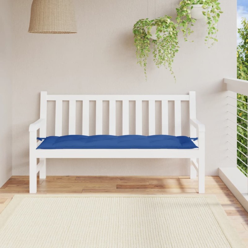 Gartenbank-Auflage Blau 150x50x7 cm Oxford-Gewebe Gartenbank-Auflage Blau 150x50x7 cm Oxford-Gewebe
