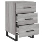 vidaXL Nachttisch Grau Sonoma 40x40x66 cm Holzwerkstoff vidaXL Nachttisch Grau Sonoma 40x40x66 cm Holzwerkstoff