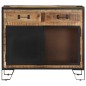 vidaXL Sideboard 80×31×71 cm Raues Mango-Massivholz vidaXL Sideboard 80×31×71 cm Raues Mango-Massivholz