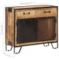 vidaXL Sideboard 80×31×71 cm Raues Mango-Massivholz vidaXL Sideboard 80×31×71 cm Raues Mango-Massivholz