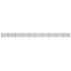 vidaXL Maschendrahtzaun Grün 2,2x25 m