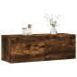 vidaXL Wandschrank Räuchereiche 100x36,5x35 cm Holzwerkstoff vidaXL Wandschrank Räuchereiche 100x36,5x35 cm Holzwerkstoff