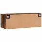 vidaXL Wandschrank Räuchereiche 100x36,5x35 cm Holzwerkstoff vidaXL Wandschrank Räuchereiche 100x36,5x35 cm Holzwerkstoff
