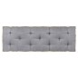 Palettensofa-Kissen Anthrazit 120x40x7 cm Palettensofa-Kissen Anthrazit 120x40x7 cm