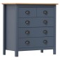 vidaXL Sideboard Hill Grau 79x40x80 cm Massivholz Kiefer vidaXL Sideboard Hill Grau 79x40x80 cm Massivholz Kiefer