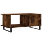 vidaXL Couchtisch Räuchereiche 90x50x40 cm Holzwerkstoff vidaXL Couchtisch Räuchereiche 90x50x40 cm Holzwerkstoff