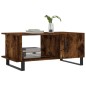 vidaXL Couchtisch Räuchereiche 90x50x40 cm Holzwerkstoff vidaXL Couchtisch Räuchereiche 90x50x40 cm Holzwerkstoff