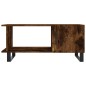 vidaXL Couchtisch Räuchereiche 90x50x40 cm Holzwerkstoff vidaXL Couchtisch Räuchereiche 90x50x40 cm Holzwerkstoff