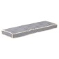 Palettensofa-Kissen Anthrazit 120x40x7 cm Palettensofa-Kissen Anthrazit 120x40x7 cm
