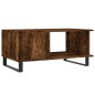 vidaXL Couchtisch Räuchereiche 90x50x40 cm Holzwerkstoff vidaXL Couchtisch Räuchereiche 90x50x40 cm Holzwerkstoff