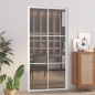 vidaXL Innentür 102,5x201,5 cm Weiß ESG-Glas und Aluminium vidaXL Innentür 102,5x201,5 cm Weiß ESG-Glas und Aluminium