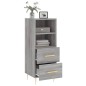 vidaXL Sideboard Grau Sonoma 34,5x34x90 cm Holzwerkstoff vidaXL Sideboard Grau Sonoma 34,5x34x90 cm Holzwerkstoff