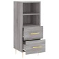vidaXL Sideboard Grau Sonoma 34,5x34x90 cm Holzwerkstoff vidaXL Sideboard Grau Sonoma 34,5x34x90 cm Holzwerkstoff