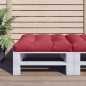 Palettenkissen Weinrot 70x70x12 cm Stoff Palettenkissen Weinrot 70x70x12 cm Stoff