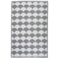 Esschert Design Outdoor-Teppich 180x121 cm Grau und Weiß OC24 Esschert Design Outdoor-Teppich 180x121 cm Grau und Weiß OC24