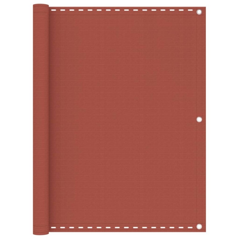 vidaXL Balkon-Sichtschutz Terracotta-Rot 120x400 cm HDPE vidaXL Balkon-Sichtschutz Terracotta-Rot 120x400 cm HDPE