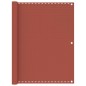 vidaXL Balkon-Sichtschutz Terracotta-Rot 120x400 cm HDPE vidaXL Balkon-Sichtschutz Terracotta-Rot 120x400 cm HDPE