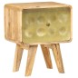 VidaXL Nachttisch Massiv Mangoholz 40x30x49 cm VidaXL Nachttisch Massiv Mangoholz 40x30x49 cm