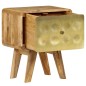 VidaXL Nachttisch Massiv Mangoholz 40x30x49 cm VidaXL Nachttisch Massiv Mangoholz 40x30x49 cm