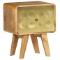 VidaXL Nachttisch Massiv Mangoholz 40x30x49 cm VidaXL Nachttisch Massiv Mangoholz 40x30x49 cm