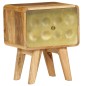 VidaXL Nachttisch Massiv Mangoholz 40x30x49 cm VidaXL Nachttisch Massiv Mangoholz 40x30x49 cm