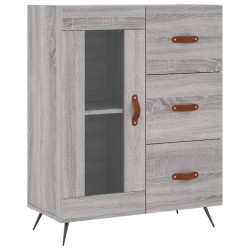 vidaXL Sideboard Grau Sonoma 69,5x34x90 cm Holzwerkstoff