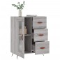 vidaXL Sideboard Grau Sonoma 69,5x34x90 cm Holzwerkstoff vidaXL Sideboard Grau Sonoma 69,5x34x90 cm Holzwerkstoff