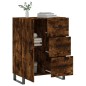 vidaXL Sideboard Räuchereiche 69,5x34x90 cm Holzwerkstoff vidaXL Sideboard Räuchereiche 69,5x34x90 cm Holzwerkstoff