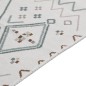 vidaXL Teppich Beige und Blau 80x300 cm Baumwolle vidaXL Teppich Beige und Blau 80x300 cm Baumwolle