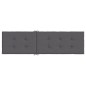 vidaXL Liegestuhl-Auflage Anthrazit (75+105)x50x4 cm vidaXL Liegestuhl-Auflage Anthrazit (75+105)x50x4 cm