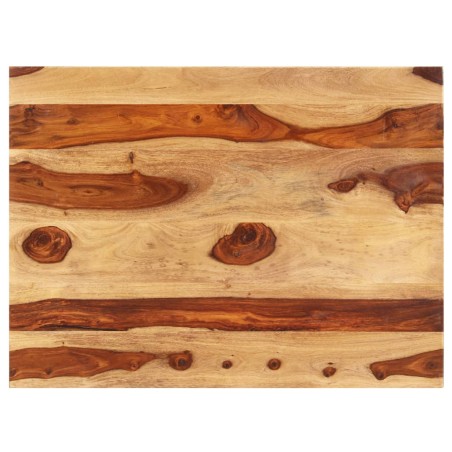 vidaXL Tischplatte Massivholz Palisander 15-16 mm 70×80 cm 
