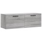 vidaXL Wandschrank Grau Sonoma 100x36,5x35 cm Holzwerkstoff vidaXL Wandschrank Grau Sonoma 100x36,5x35 cm Holzwerkstoff