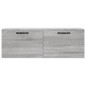 vidaXL Wandschrank Grau Sonoma 100x36,5x35 cm Holzwerkstoff vidaXL Wandschrank Grau Sonoma 100x36,5x35 cm Holzwerkstoff