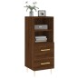 vidaXL Sideboard Braun Eichen-Optik 34,5x34x90 cm Holzwerkstoff vidaXL Sideboard Braun Eichen-Optik 34,5x34x90 cm Holzwerkstoff
