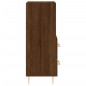 vidaXL Sideboard Braun Eichen-Optik 34,5x34x90 cm Holzwerkstoff vidaXL Sideboard Braun Eichen-Optik 34,5x34x90 cm Holzwerkstoff