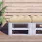vidaXL Palettenkissen Beige 58x58x10 cm Stoff vidaXL Palettenkissen Beige 58x58x10 cm Stoff
