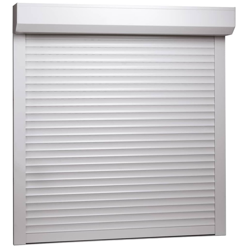 vidaXL Rollladen Aluminium 100x100 cm Weiß vidaXL Rollladen Aluminium 100x100 cm Weiß