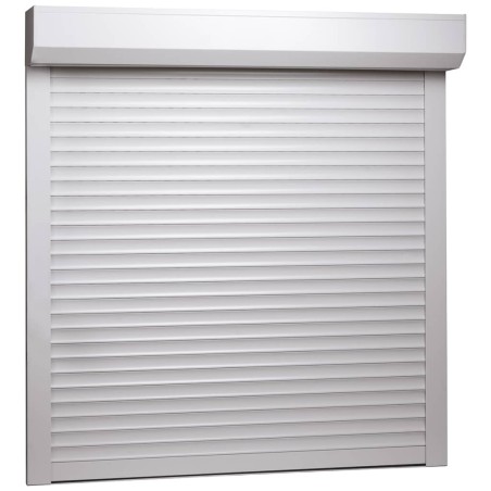 vidaXL Rollladen Aluminium 100x100 cm Weiß