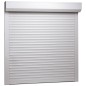 vidaXL Rollladen Aluminium 100x100 cm Weiß vidaXL Rollladen Aluminium 100x100 cm Weiß
