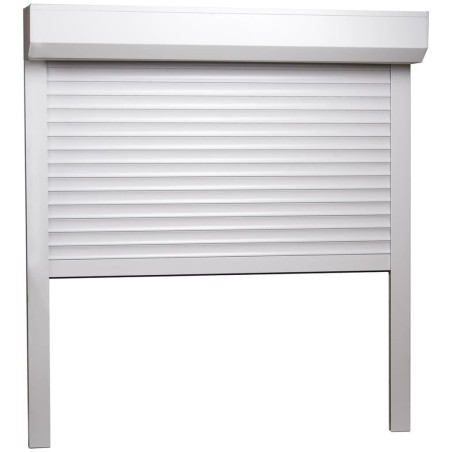 vidaXL Rollladen Aluminium 100x100 cm Weiß