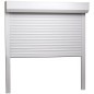 vidaXL Rollladen Aluminium 100x100 cm Weiß vidaXL Rollladen Aluminium 100x100 cm Weiß