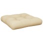 vidaXL Palettenkissen Beige 58x58x10 cm Stoff vidaXL Palettenkissen Beige 58x58x10 cm Stoff