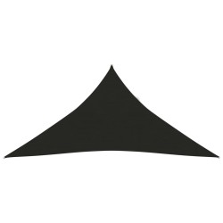 vidaXL Sonnensegel 160 g/m² Schwarz 3x3x3 m HDPE